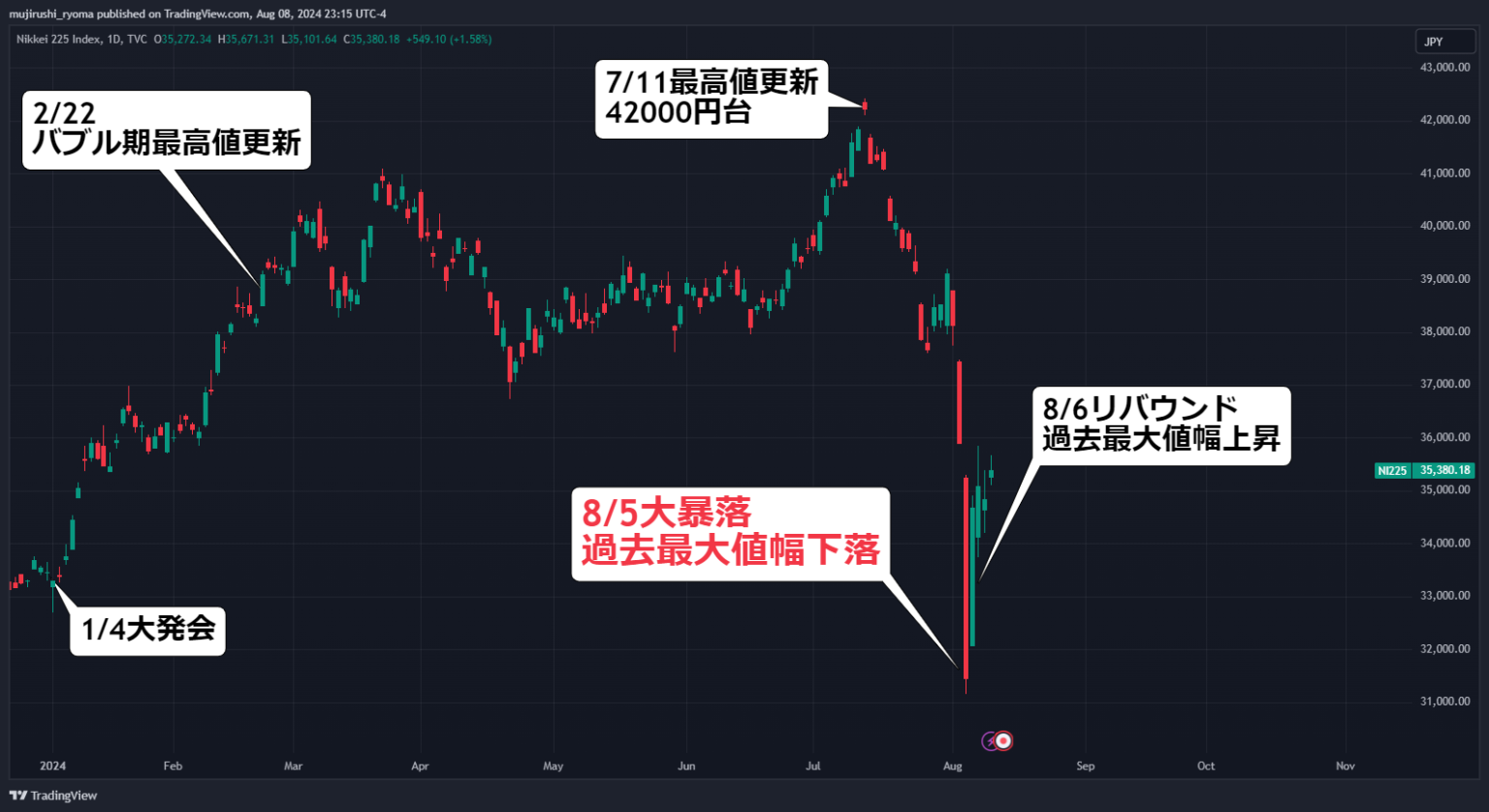 過去最大の株価下落｜7つの理由と知っておくべき下落への対策を解説